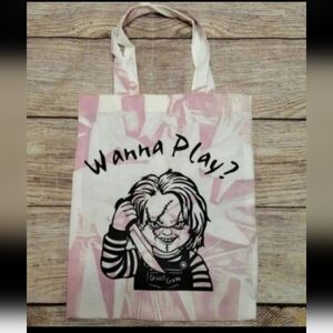 Chucky horror Halloween small tote trick Or treat bag